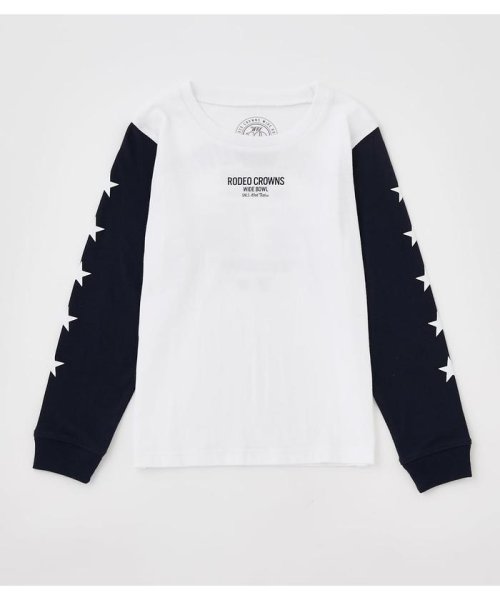 RODEO CROWNS WIDE BOWL(ロデオクラウンズワイドボウル)/キッズ 10th STARS L／S Tシャツ/img01