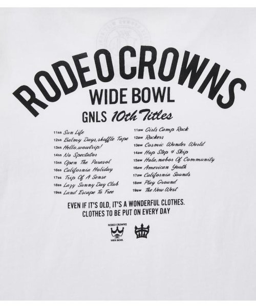 RODEO CROWNS WIDE BOWL(ロデオクラウンズワイドボウル)/キッズ 10th STARS L／S Tシャツ/img07