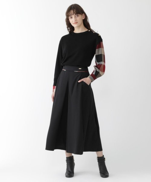 ソフトドレープツイルワイドパンツ(504302187)｜阪急百貨店公式  