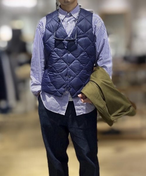 NOLLEY’S goodman(ノーリーズグッドマン)/【TAION/タイオン】TAION CITY LINE SNAP BUTTON DOWN GILET　TAION－003C1/img50