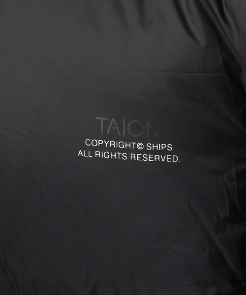 SHIPS MEN(シップス　メン)/【WEB限定/SHIPS別注】TAION: COPYRIGHT ロゴ ビッグシルエット ボリューム ダウンジャケット/img24