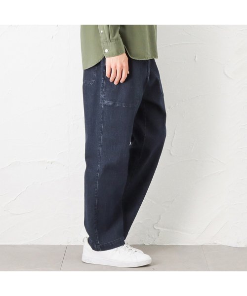 MAC HOUSE(men)(マックハウス（メンズ）)/NAVY ネイビー オーガニックコットン ベイカーイージーパンツ MH/03797FW－1/img06