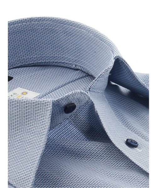TAKA-Q(タカキュー)/形態安定 吸水速乾 スタンダードフィット レギュラーカラー 長袖 ワイシャツ/img01