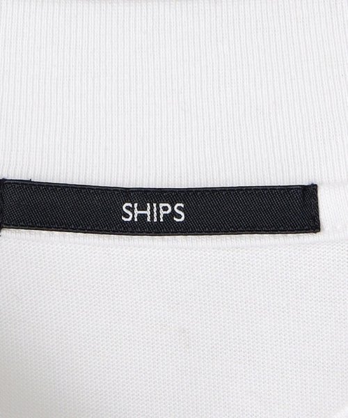 SHIPS MEN(シップス　メン)/【WEB限定】SHIPS: 形態安定 防シワ加工 テレワーク ビズ Vネック Tシャツ (ロンT) 21FW/img11