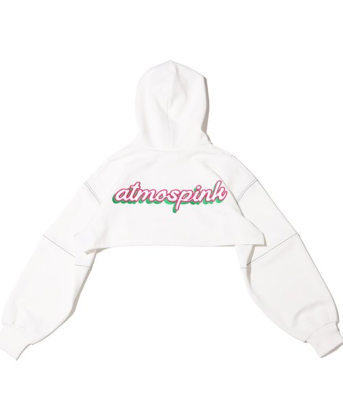 atmos pink(atmos pink)/アトモスピンク ダンボール ロゴシシュウ ショートフーディ/img02