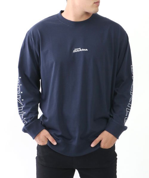 MARUKAWA(大きいサイズのマルカワ)/【GENUINE Dickies】ジェニュインディッキーズ 大きいサイズ 長袖 袖 バック プリント Tシャツ/img19