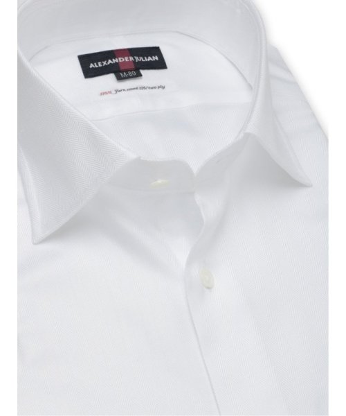 TAKA-Q(タカキュー)/超長綿120双糸 スタンダードフィット ワイドカラー長袖シャツ/img01