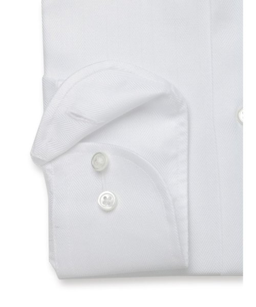 TAKA-Q(タカキュー)/超長綿120双糸 スタンダードフィット ワイドカラー長袖シャツ/img02
