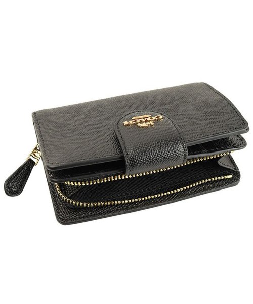 【Coach(コーチ)】Coach コーチ 財布 二つ折り 折り財布 L字 6390imblk 人気・おすすめ｜使いやすい・旅行におすすめ 品質保証 全国発送 在庫限り