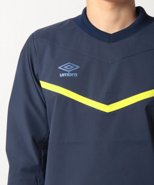 umbro(アンブロ)/【バイアシステム】ラインドクロストップ｜はっ水｜ストレッチ｜裏メッシュ｜タイトシルエット【アウトレット】/img11