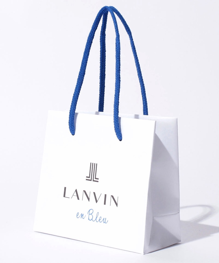 LANVIN en Bleu グラビティ JLロゴ マフラー LANVIN en Bleu グラビティ JLロゴ マフラー
