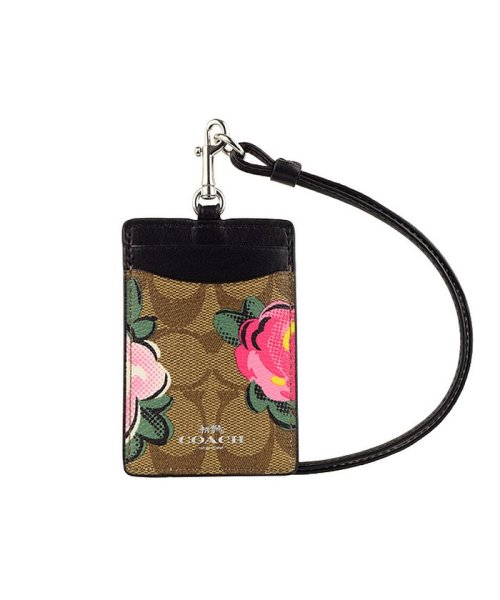 COACH(コーチ)/【Coach(コーチ)】Coach コーチ ID LANYARD WITH ROSE PRINT/img01