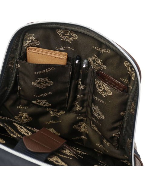 【日本正規品】オロビアンコ リュック Orobianco ビジネスリュック バックパック LORENZO－C A4 PC収納 ナイロン 本革 92184 