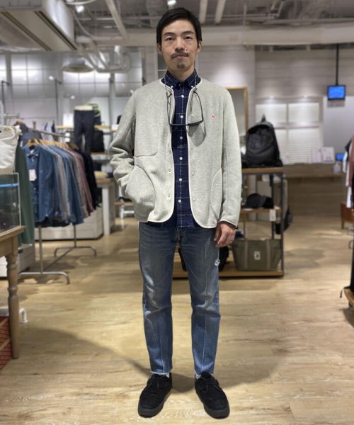 NOLLEY’S goodman(ノーリーズグッドマン)/【DANTON/ダントン】フリースカーディガン FLEECE COLLARLESS JACKET  #JD－8939/img13