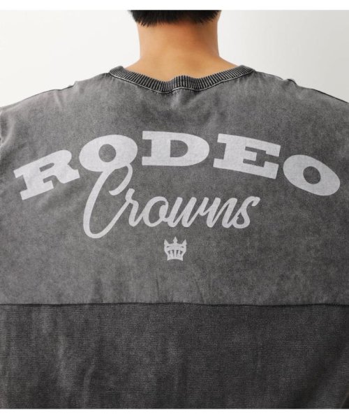 RODEO CROWNS WIDE BOWL(ロデオクラウンズワイドボウル)/メンズドッキング加工L／Sニットトップス/img14