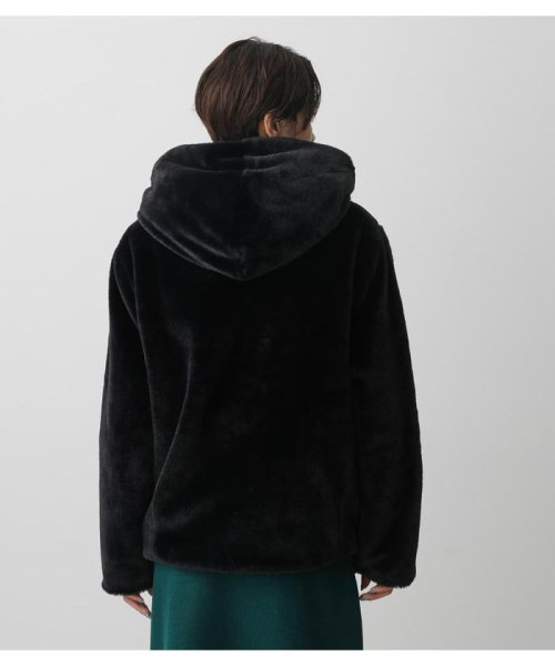 AZUL by moussy(アズールバイマウジー)/FLUFFY HOODIE SHORT COAT/img15