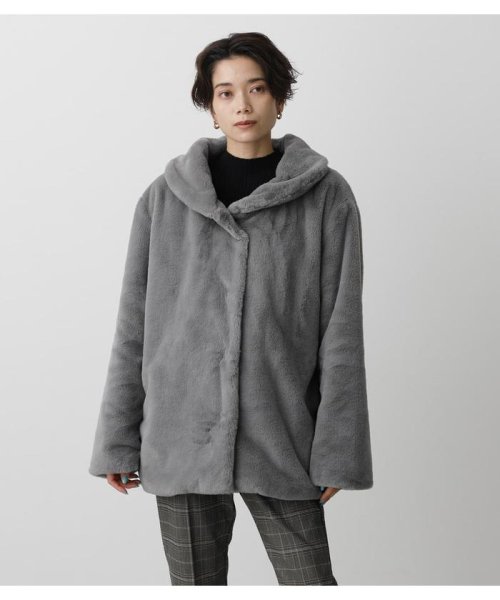 AZUL by moussy(アズールバイマウジー)/FLUFFY SHAWL COLLAR COAT/img13