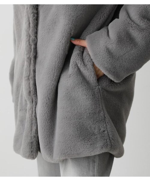 AZUL by moussy(アズールバイマウジー)/FLUFFY CHESTER COAT/img17
