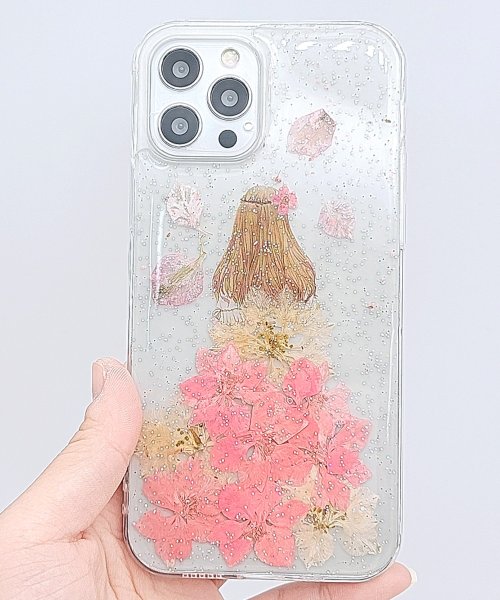 Lace Ladies(レースレディース)/iPhoneケース 押し花×ドレスデザイン/img01