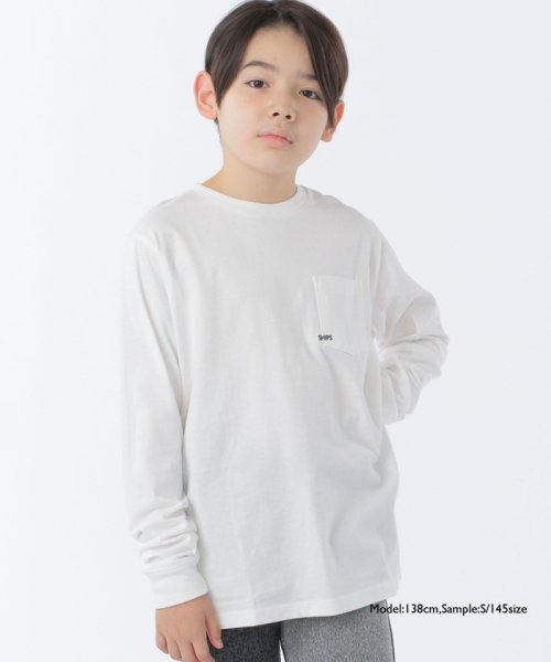 SHIPS KIDS(シップスキッズ)/*SHIPS KIDS:100～160cm / ＜家族おそろい＞SHIPS マイクロロゴ ロングスリーブ TEE/img02