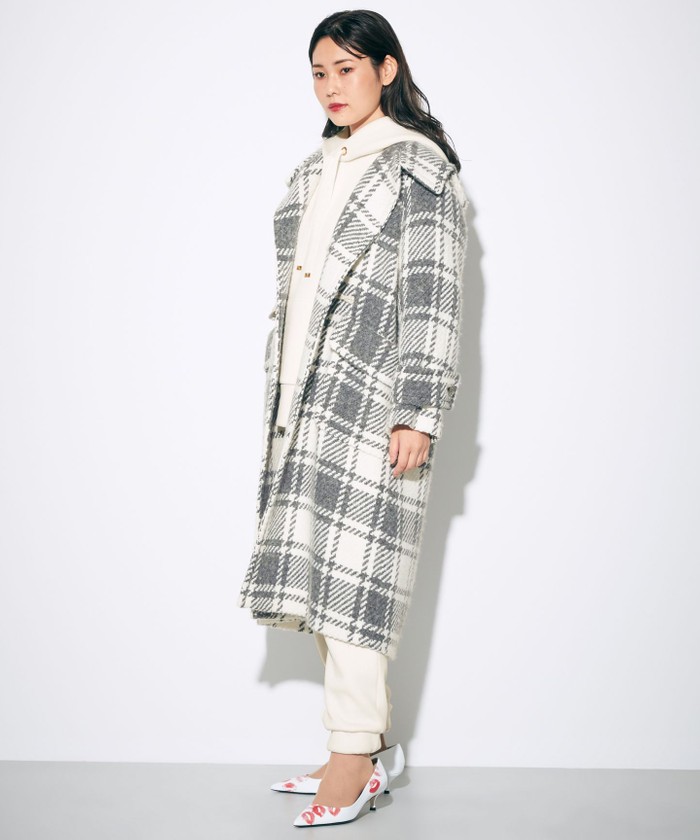 公式超安い ビックチェックダッフルコート レディースファッション 阪急百貨店公式通販 Hankyu Fashion 大型専門店 Pnlp Sn