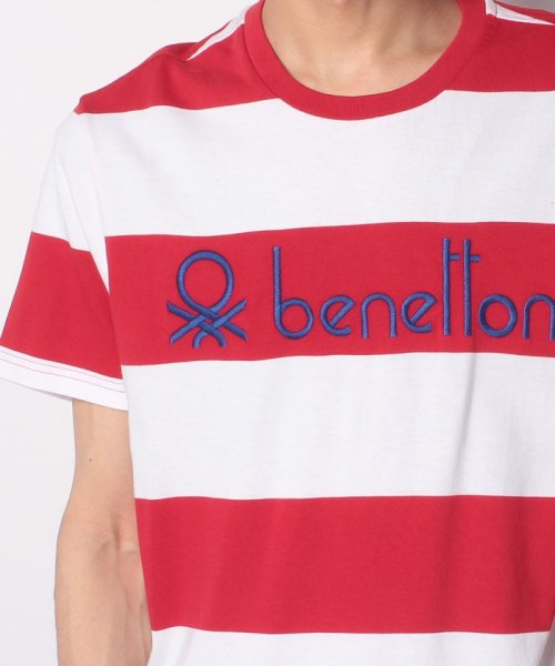BENETTON (mens)(ベネトン（メンズ）)/ボーダーロゴ半袖Tシャツ・カットソー/img17