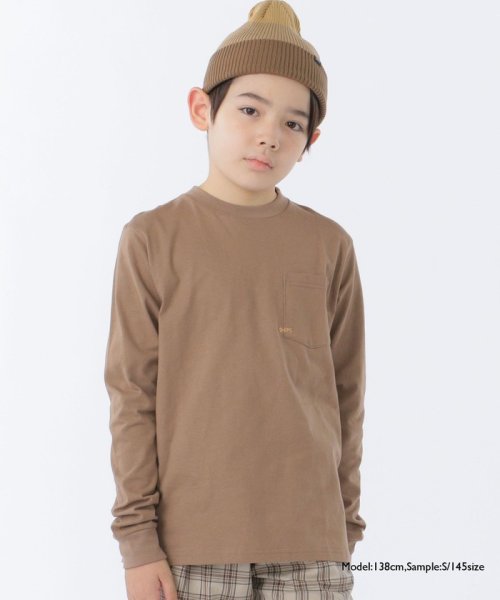 SHIPS KIDS(シップスキッズ)/*SHIPS KIDS:100～160cm / ＜家族おそろい＞SHIPS マイクロロゴ ロングスリーブ TEE/img18