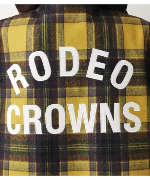 RODEO CROWNS WIDE BOWL(ロデオクラウンズワイドボウル)/ニットメルトンフーデッドコート/img15