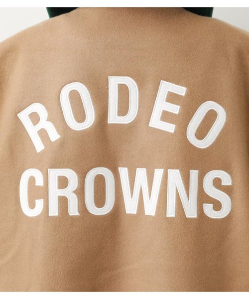 RODEO CROWNS WIDE BOWL(ロデオクラウンズワイドボウル)/ニットメルトンフーデッドコート/img24