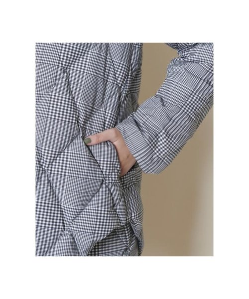 REDYAZEL(レディアゼル)/襟ボアオリジナルチェックキルティングシャツジャケット/img24