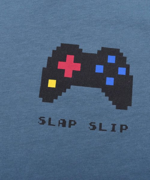 SLAP SLIP(スラップスリップ)/レーシングカー ゲーム 長袖 Tシャツ (80~130cm)/img13