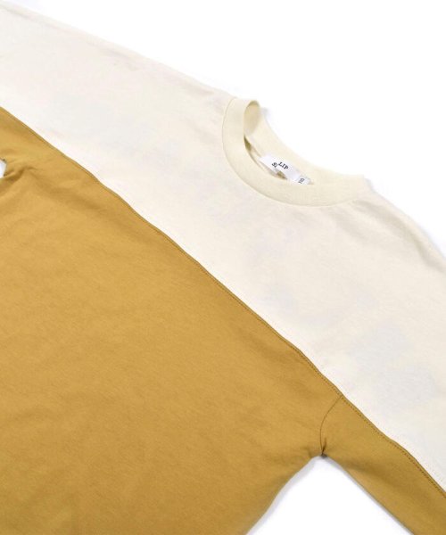 SLAP SLIP(スラップスリップ)/バイカラー バック ロゴ 長袖 Tシャツ (80~130cm)/img07