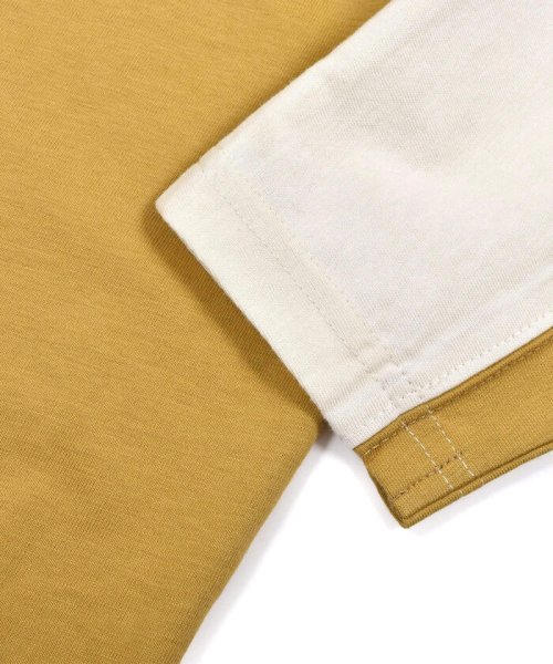 SLAP SLIP(スラップスリップ)/バイカラー バック ロゴ 長袖 Tシャツ (80~130cm)/img08