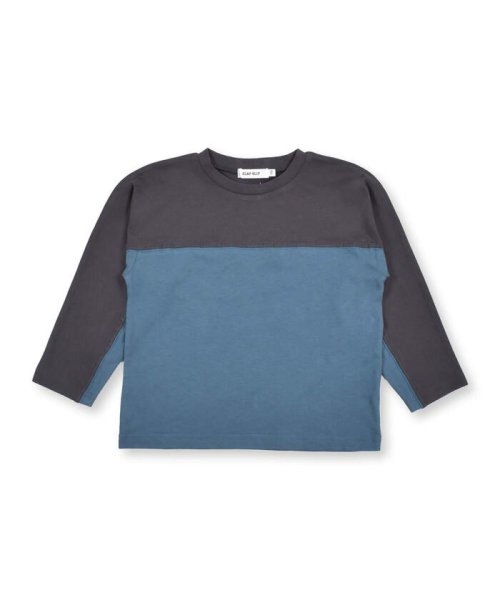SLAP SLIP(スラップスリップ)/バイカラー バック ロゴ 長袖 Tシャツ (80~130cm)/img10