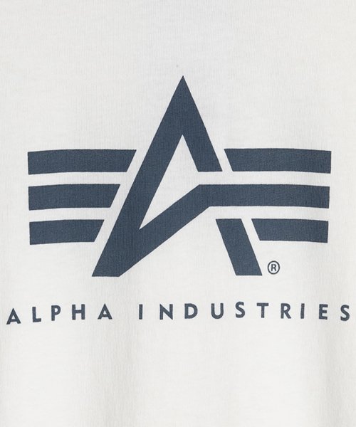 ALPHA INDUSTRIES(アルファインダストリーズ)/【ALPHA】　アルファ　FLYING A－MARK プリント　長袖Tシャツ/img04