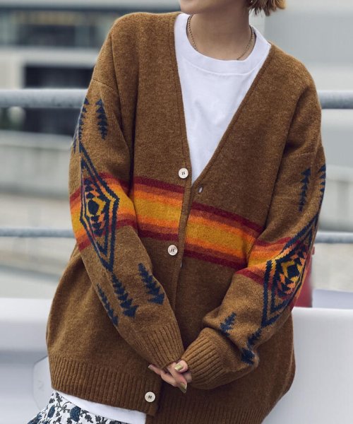 NOLLEY’S goodman(ノーリーズグッドマン)/【PENDLETON/ペンドルトン】Vネックモヘヤカーディガン ＶNeck Cardigan #1575－6002/img07