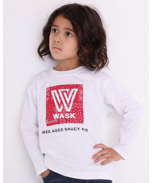 WASK(ワスク)/取り外し可能 フード付き ロゴ 刺繍 パーカー + ロゴ プリント Tシャツ セ/img05