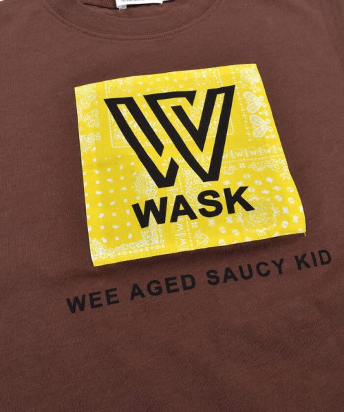 WASK(ワスク)/取り外し可能 フード付き ロゴ 刺繍 パーカー + ロゴ プリント Tシャツ セ/img14