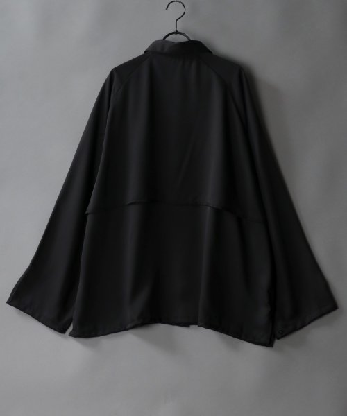 SITRY(SITRY)/【SITRY】raglan sleeve wide trench shirt Jacket/ラグランスリーブ ワイド トレンチ シャツジャケット/img09