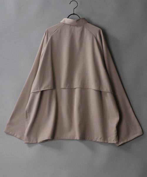 SITRY(SITRY)/【SITRY】raglan sleeve wide trench shirt Jacket/ラグランスリーブ ワイド トレンチ シャツジャケット/img10