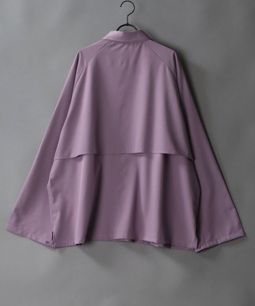 SITRY(SITRY)/【SITRY】raglan sleeve wide trench shirt Jacket/ラグランスリーブ ワイド トレンチ シャツジャケット/img11