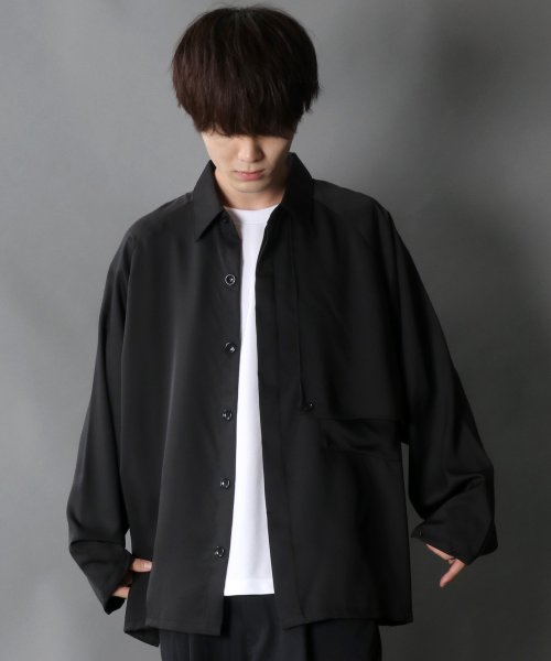 SITRY(SITRY)/【SITRY】raglan sleeve wide trench shirt Jacket/ラグランスリーブ ワイド トレンチ シャツジャケット/img20