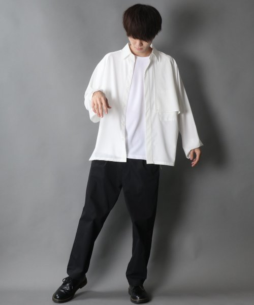 SITRY(SITRY)/【SITRY】raglan sleeve wide trench shirt Jacket/ラグランスリーブ ワイド トレンチ シャツジャケット/img22