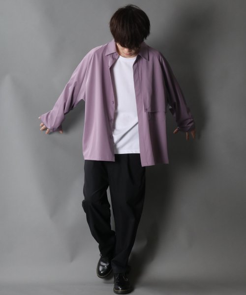 SITRY(SITRY)/【SITRY】raglan sleeve wide trench shirt Jacket/ラグランスリーブ ワイド トレンチ シャツジャケット/img28