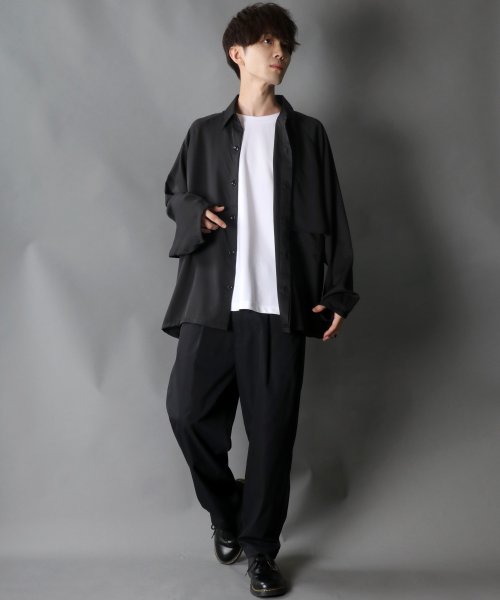 SITRY(SITRY)/【SITRY】raglan sleeve wide trench shirt Jacket/ラグランスリーブ ワイド トレンチ シャツジャケット/img30