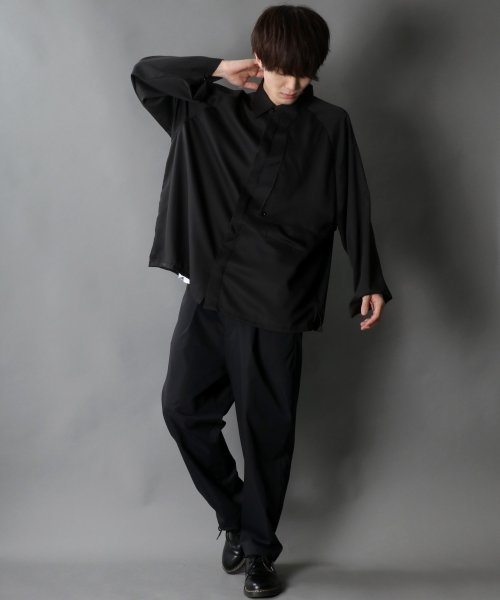 SITRY(SITRY)/【SITRY】raglan sleeve wide trench shirt Jacket/ラグランスリーブ ワイド トレンチ シャツジャケット/img31