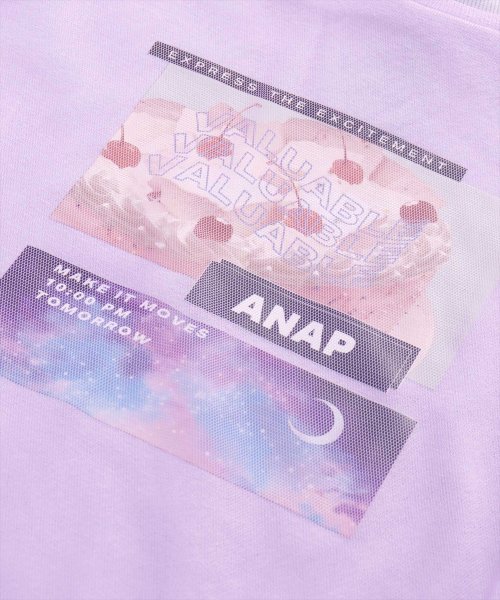 ANAP KIDS(アナップキッズ)/チュール重ねフォトプリントチュニック/img13