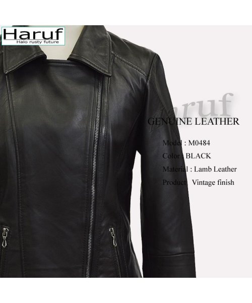 レザージャケット ライダースジャケット 革ジャン レディース 本革 ラムレザー 羊革 シンプル ダブルライダース レディースアウター 春 秋冬 M0484 