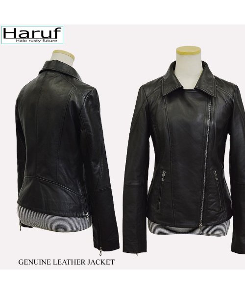 レザージャケット ライダースジャケット 革ジャン レディース 本革 ラムレザー 羊革 シンプル ダブルライダース レディースアウター 春 秋冬 M0484 