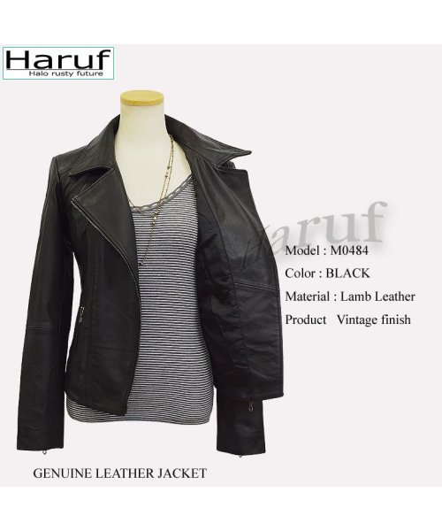 レザージャケット ライダースジャケット 革ジャン レディース 本革 ラムレザー 羊革 シンプル ダブルライダース レディースアウター 春 秋冬 M0484 